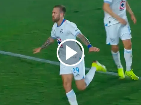 ¡Rompió el cero! El gol de Carlos Rotondi para el 1-0 de Cruz Azul ante Tigres UANL