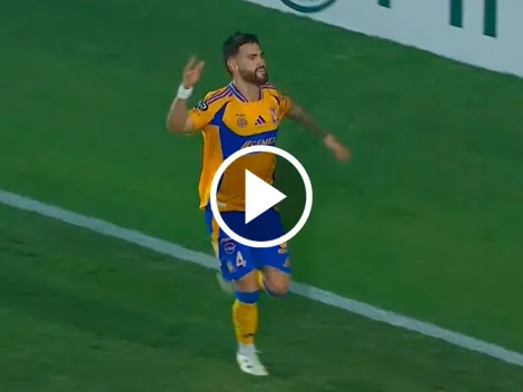 ¡Llegó el empate! El gol de Juan José Purata para el 1-1 de Tigres UANL ante Cruz Azul