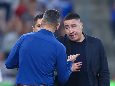 Se calentó Juárez: el motivo de su furiosa reacción contra Demichelis en el Rayados-Pumas