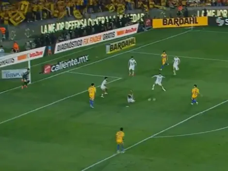 Juan Brunetta anotó el 1-0 de Tigres UANL pero Agustín Palavecino igualó para Necaxa