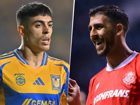 Las alineaciones de Tigres vs. Toluca por la semifinal del Clausura 2025