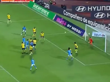 Tras un gran cabezazo de Ignacio Rivero, Cruz Azul se puso 1-0 sobre América