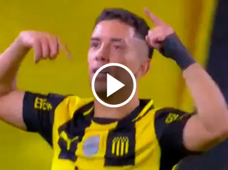 Toluca festejó, Peñarol también: el golazo de Leo Fernández durante la paliza vs. Tigres