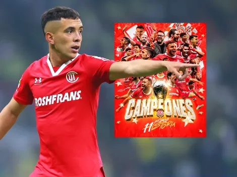 Leo Fernández celebra el título de Toluca y lo resume en tres simples palabras
