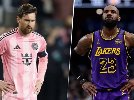 Mientras LeBron James tiene una fortuna de 1,8 billones, la que acumuló Messi