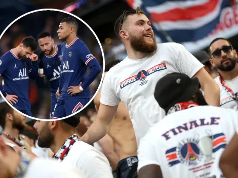 Duro mensaje de los aficionados del PSG para Messi, Mbappé y Neymar