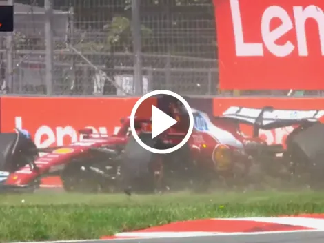 Fuerte accidente de Charles Leclerc en la Práctica Libre 1 del GP de Canadá