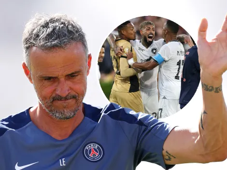 Luis Enrique no puso excusas y se rindió a los pies de Botafogo