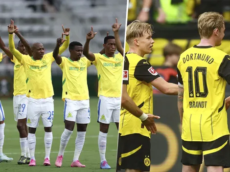 Las alineaciones de Mamelodi Sundowns vs. Borussia Dortmund