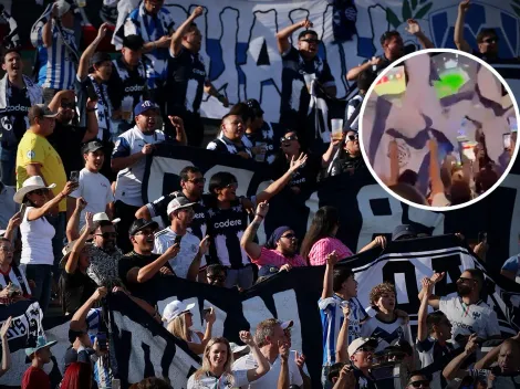 El cántico de la afición de Rayados a River Plate en la previa al juego