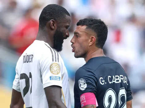 El encontronazo entre Gustavo Cabral y Antonio Rüdiger tras el Real Madrid vs. Pachuca