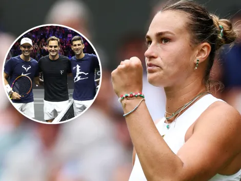 Aryna Sabalenka eligió al GOAT del tenis entre Roger Federer, Rafa Nadal y Novak Djokovic