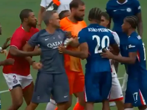Luis Enrique perdió la cabeza y golpeó a Joao Pedro frente a las cámaras