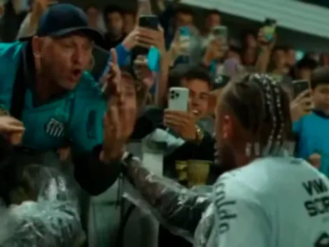 El aficionado que discutió con Neymar reveló qué le dijo la estrella de Santos