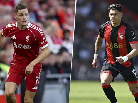 Las alineaciones de Liverpool vs. Bournemouth por la Premier League