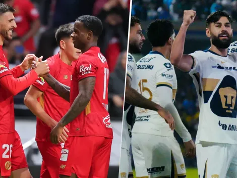 Las alineaciones de Toluca vs. Pumas por el Apertura 2025