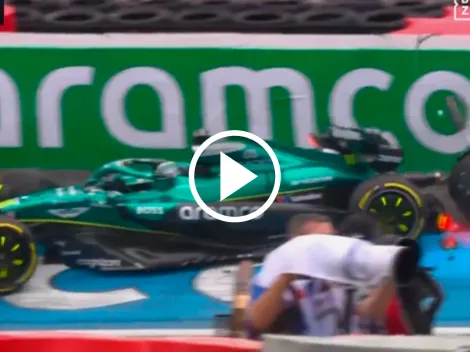 El fuerte accidente de Lance Stroll en el GP de Países Bajos