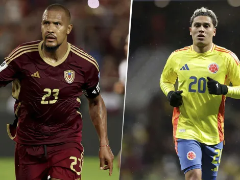 Las alineaciones de Venezuela vs. Colombia por las Eliminatorias