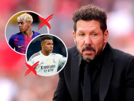 Sorprendió: Diego Simeone eligió al mejor jugador del mundo y no está ni nominado al Balón de Oro