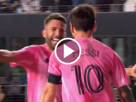 De Jordi para Messi, de Messi para Jordi: los goles invertidos de Inter Miami ante Seattle
