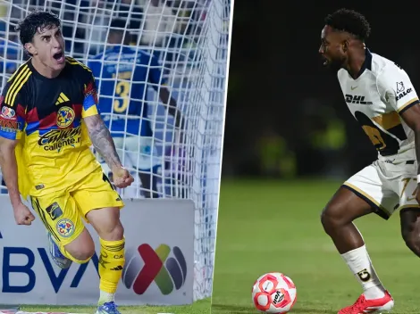 Las alineaciones de América vs. Pumas UNAM por el Apertura 2025