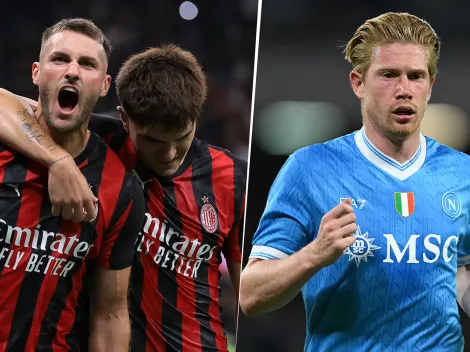 Con Santi Giménez: Las alineaciones de Milan vs. Napoli