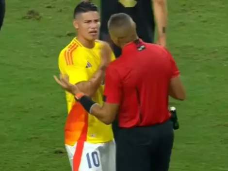 James Rodríguez arremetió contra la Selección Mexicana en pleno partido