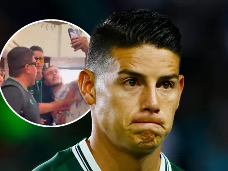 El guardaespaldas de James Rodríguez maltrató a un aficionado de León