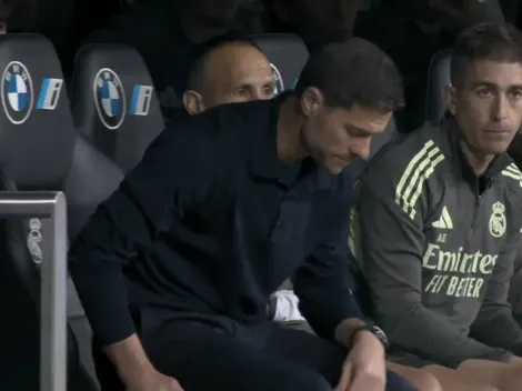 Así reaccionó Xabi Alonso al penal fallado por Vini