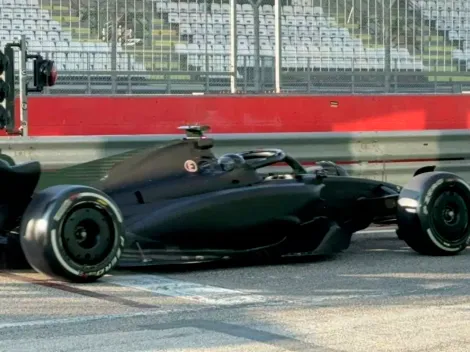 Las primeras imágenes de Checo Pérez en los test