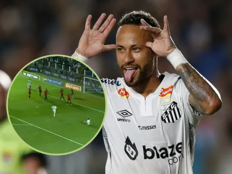 ¡Jugó 'infiltrado' y convirtió! Neymar acaricia la salvación del Santos