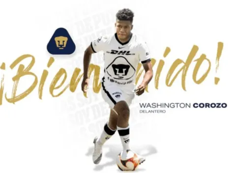 "Espero hacer los goles que faltaron en Perú": Washington Corozo en su presentación con Pumas UNAM
