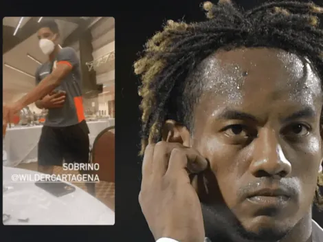 André Carrillo le quita su gelatina a Wilder Cartagena: "Oe conch... te he pedido dos yo"