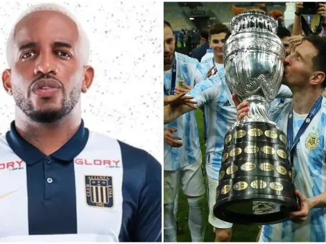 Recordando a Maradona, Farfán felicitó a Messi por ganar la Copa América