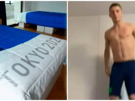 Juegos Olímpicos: gimnasta probó la efectividad de las camas 'anti-sexo' de la Villa Olímpica