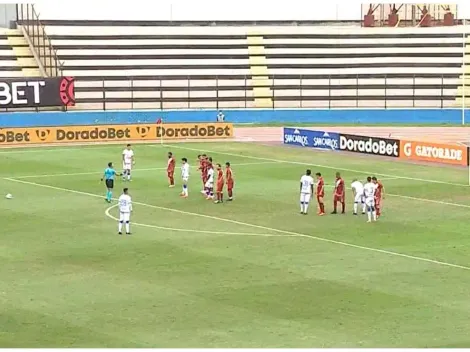 Intratable teledirigido de zurda de Felipe Rodríguez para el 1-1 entre Mannucci y Universitario