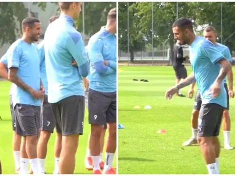 ¡Mostrando el chocolate! Sergio Peña entrenó por primera vez con el Malmö