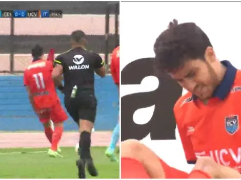 Sumido en el llanto y el desconsuelo: Beto da Silva se lesionó frente a Sporting Cristal