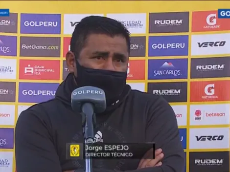 Jorge Espejo disparó contra la "U" y el arbitraje: "Es algo increíble (nos metieron la mano al bolsillo)"
