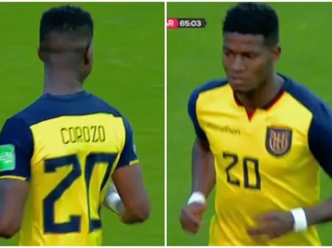 Washington Corozo debutó con Ecuador en las Eliminatorias y se volvió otra vez tendencia en Perú