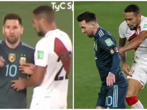 Callens intentó cambiar camiseta con Messi, pero el argentino tenía un acuerdo con otro jugador