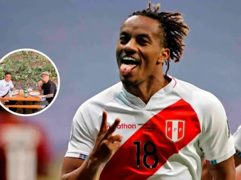 ¡Se pasó de frío! André Carrillo bromeó en foto de Gianluca Lapadula con Anderson Santamaría