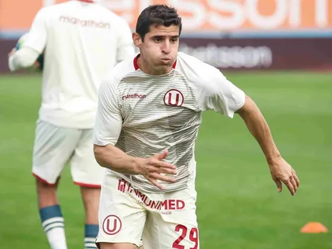 La foto que revela el regreso de Aldo Corzo a los entrenamientos con Universitario