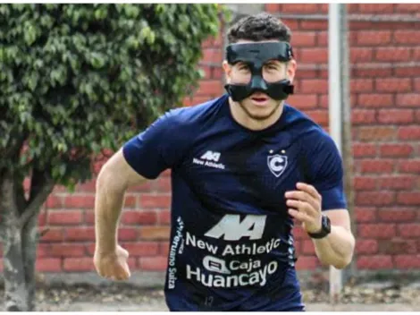 Adrián Ugarriza y su comentario sobre jugar con máscara a lo Gianluca Lapadula