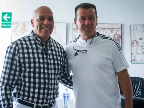 Dunga, extécnico de Brasil, visitó La Florida y tuvo una íntima charla con Roberto Mosquera