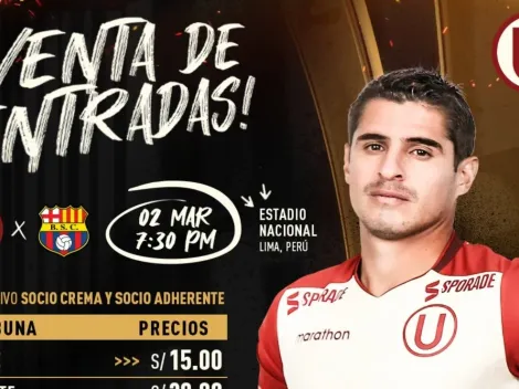 Desde 15 soles: la 'U' puso en venta entradas ante Barcelona por Libertadores