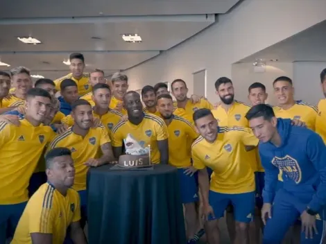 VIDEO | El pastel: así fue la intimidad del festejo Luis Advíncula con Boca Juniors