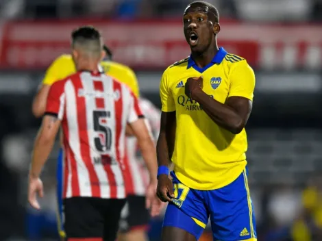 La felicidad de Luis Advíncula tras marcar su primer gol con Boca Juniors