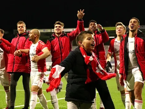 Con gol de Miguel Araujo, Emmen goleó al Jong AZ y acaricia el ascenso a la Eredivisie