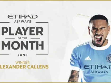 Alexander Callens fue elegido como el mejor jugador del mes de junio en New York City